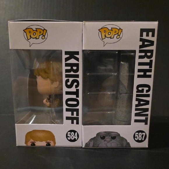 Funko Pop! Frozen II Kristoff and Earth Giant Figures - Picture 5 of 8